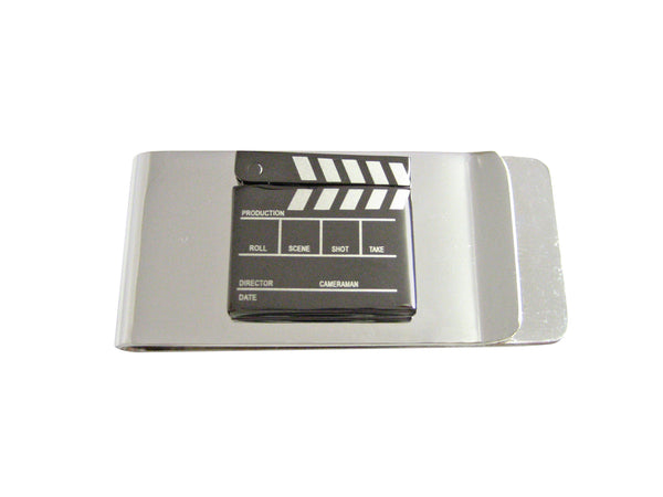 Detailed Film Clapper Hollywood Money Clip
