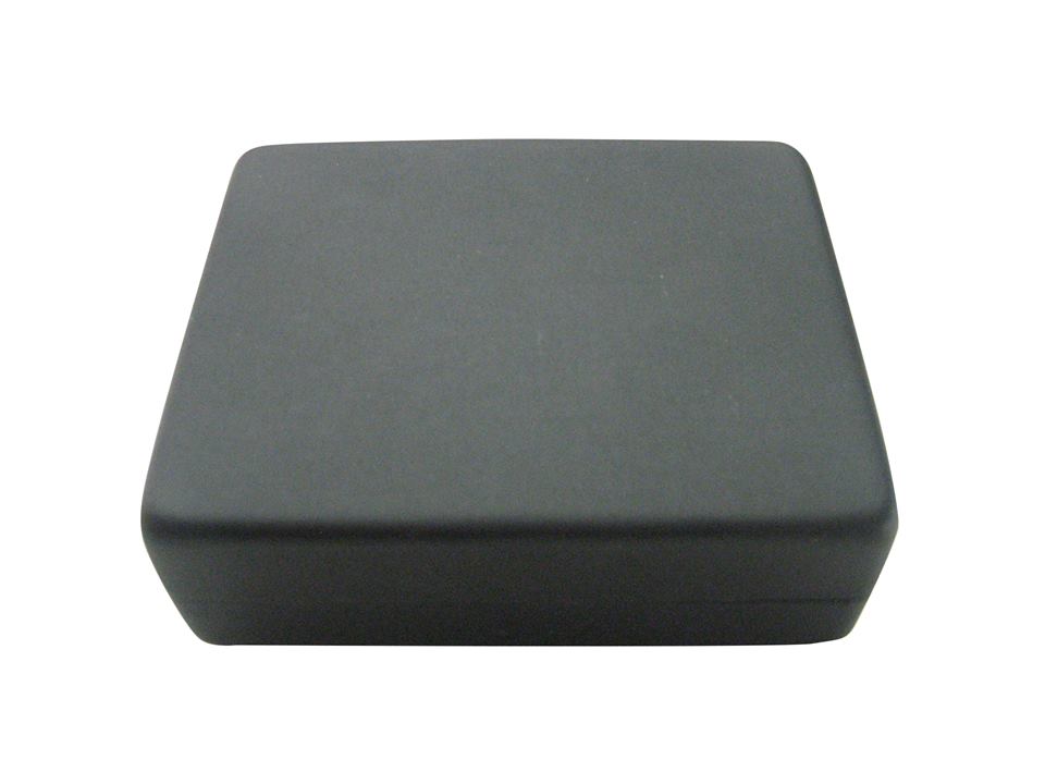 Silver Toned Etched Oval Letter E Monogram Square Tie Clip