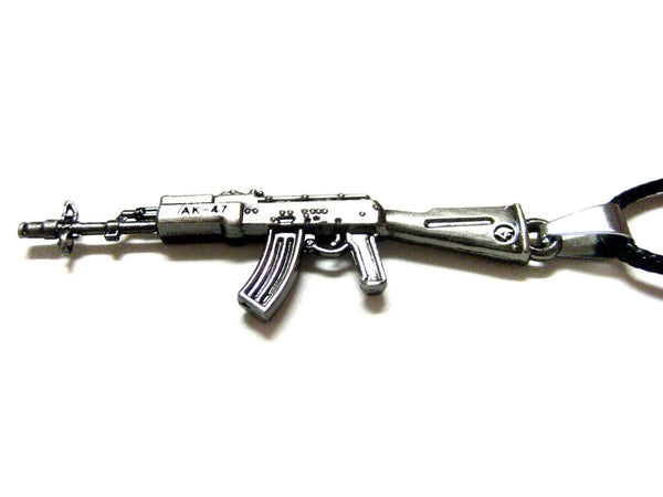 AK 47 Rifle V2 Pendant Necklace