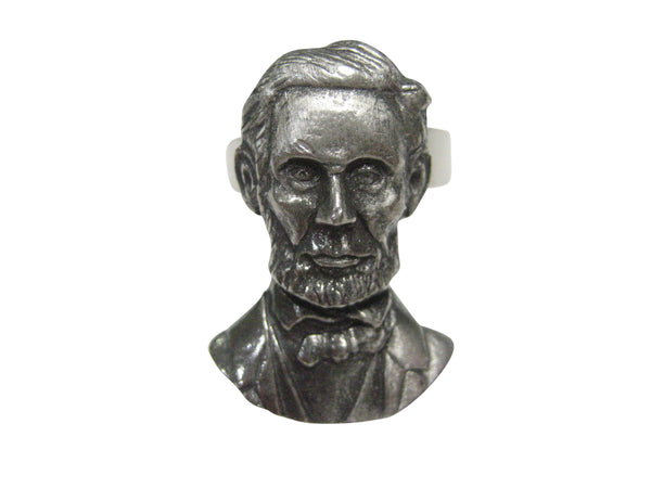 Abraham Lincoln Abe Adjustable Size Fashion Ring