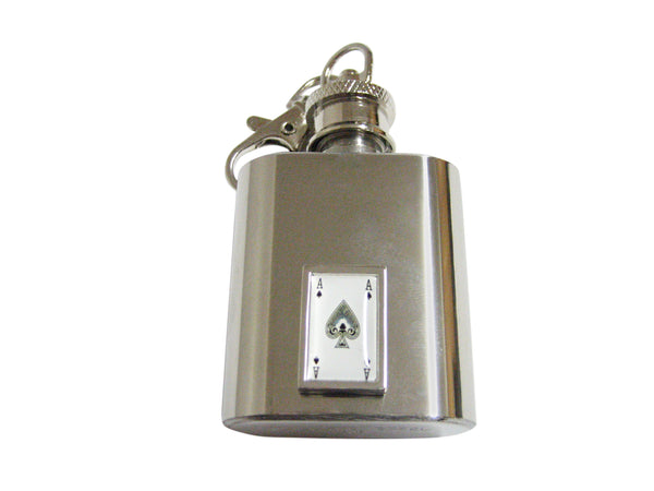 Ace of Spades Keychain Flask