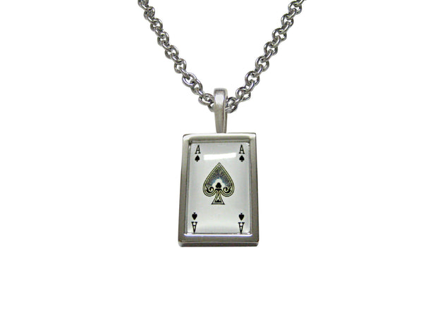 Ace of Spades Pendant Necklace