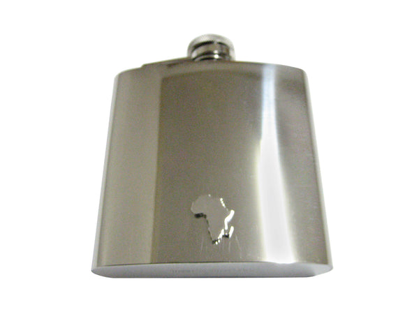 Africa Map Shape 6 Oz. Stainless Steel Flask