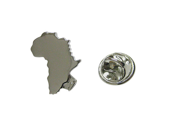 Africa Map Shape Lapel Pin