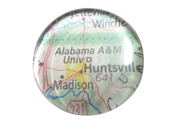 Alabama AM University Map Pendant Magnet