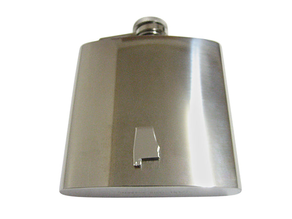 Alabama State Map Shape 6 Oz. Stainless Steel Flask