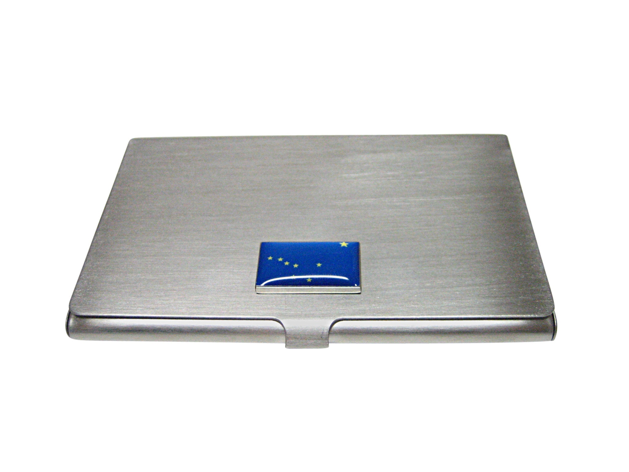 Alaska State Flag Pendant Business Card Holder