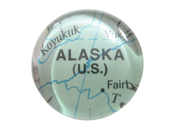 Alaska State Map Pendant Magnet
