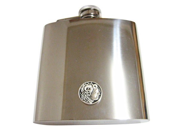Alexander The Great 6 Oz. Stainless Steel Flask