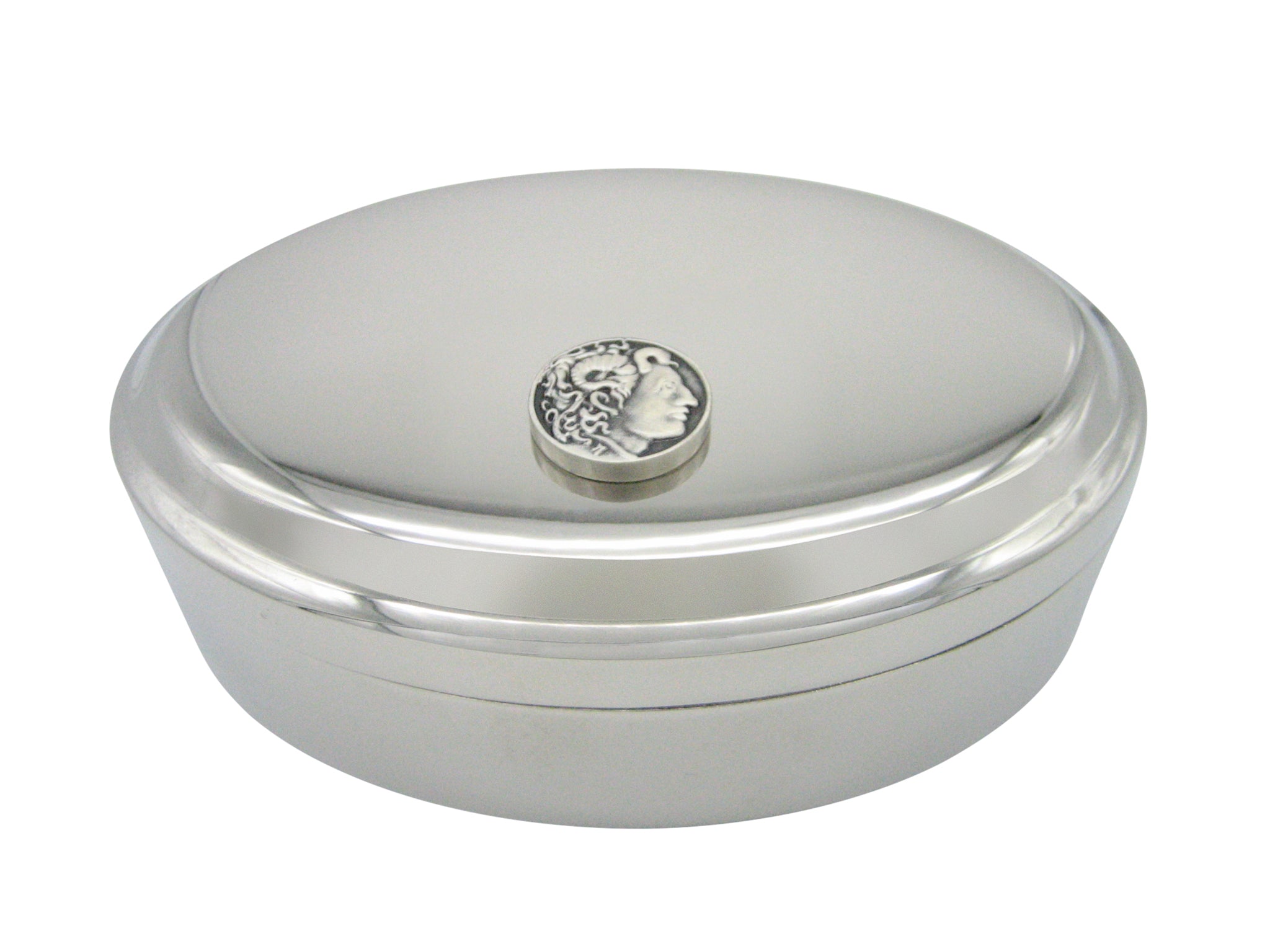 Alexander The Great Pendant Oval Trinket Jewelry Box