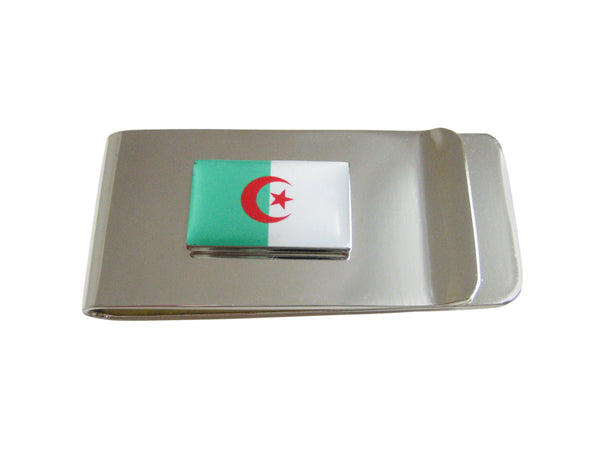 Algeria Flag Pendant Money Clip