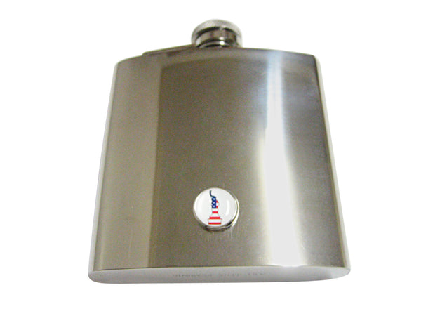 American Flag Statue of Liberty 6 Oz. Stainless Steel Flask