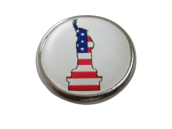 American Flag Statue of Liberty Magnet