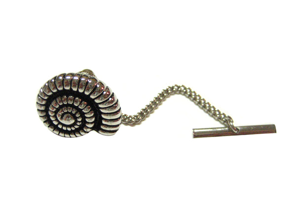 Ammonite Fossil Design Tie Tack