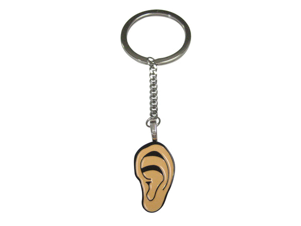 Anatomical Human Ear Pendant Keychain
