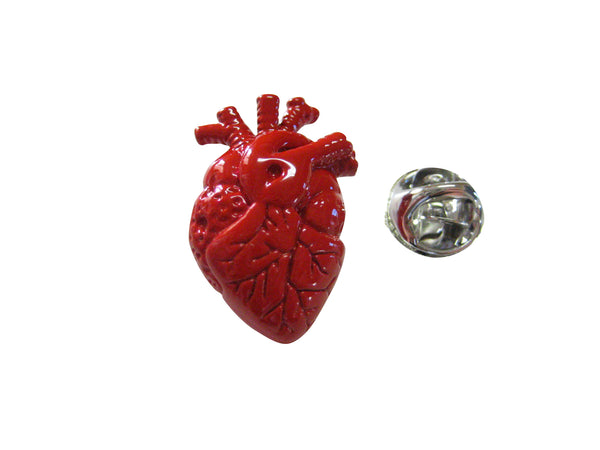 Anatomical Heart Lapel Pin and Tie Tack