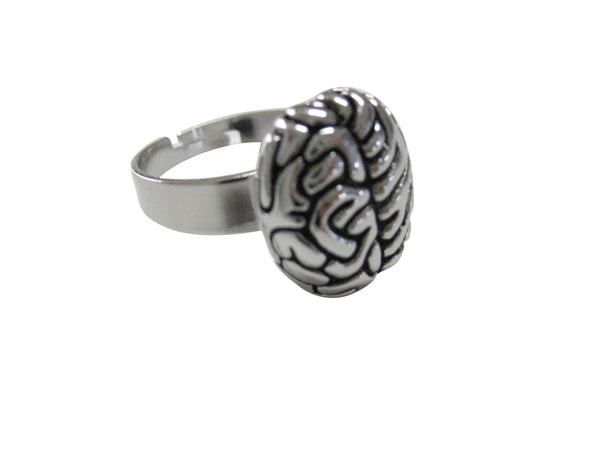 Anatomy Brain Pendant Ring