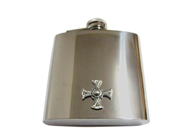 Ancient Celtic Cross 6 Oz. Stainless Steel Flask