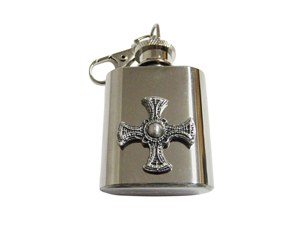 Ancient Celtic Cross Keychain Flask