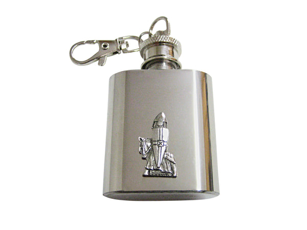Ancient Knight Keychain Flask