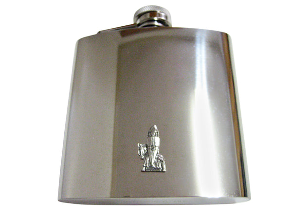 Ancient Knight 6 Oz. Stainless Steel Flask