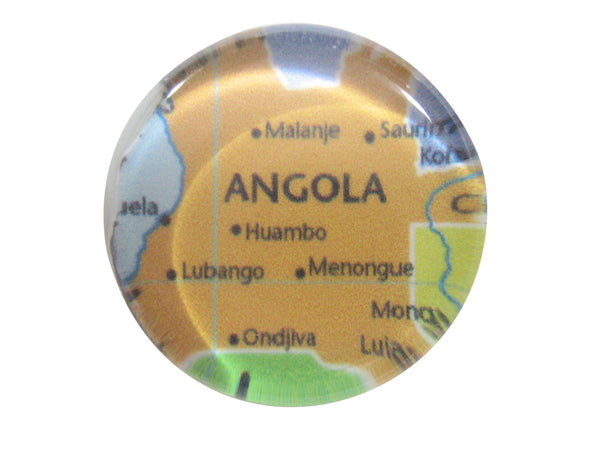 Angola Country Map Pendant Magnet