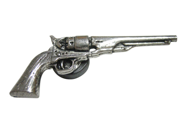 Antique Revolver Pistol Gun Pendant Magnet