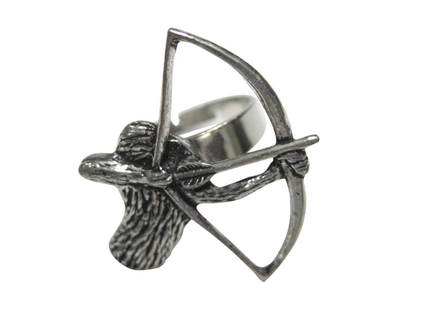 Archery Archer Adjustable Size Fashion Ring