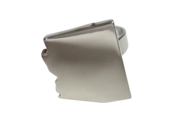 Arizona State Map Shape Adjustable Size Fashion Ring