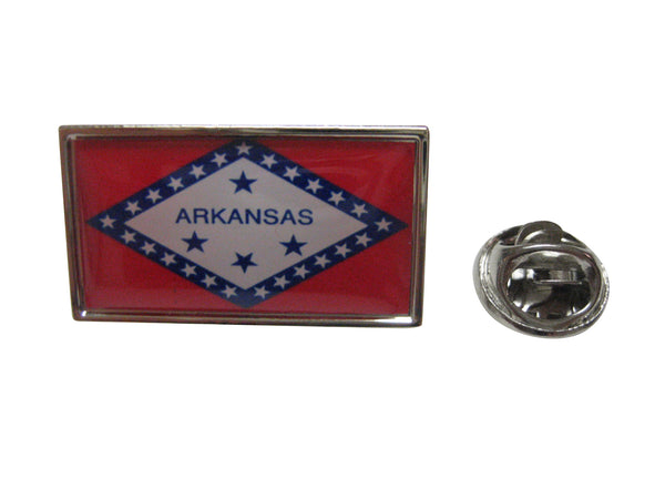Arkansas Flag Design Lapel Pin