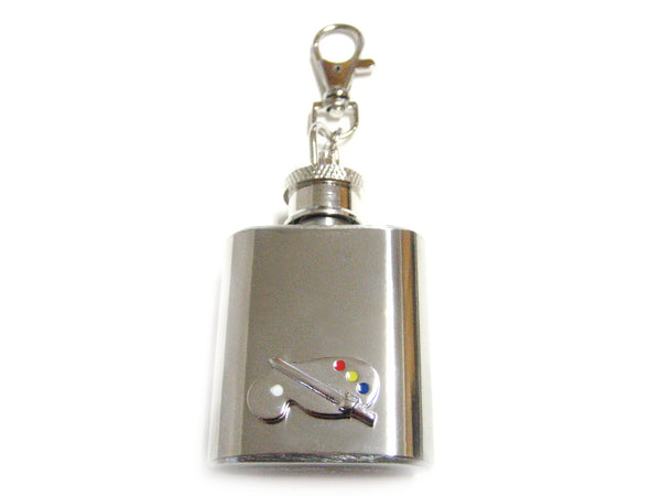 Art Palette Keychain Flask