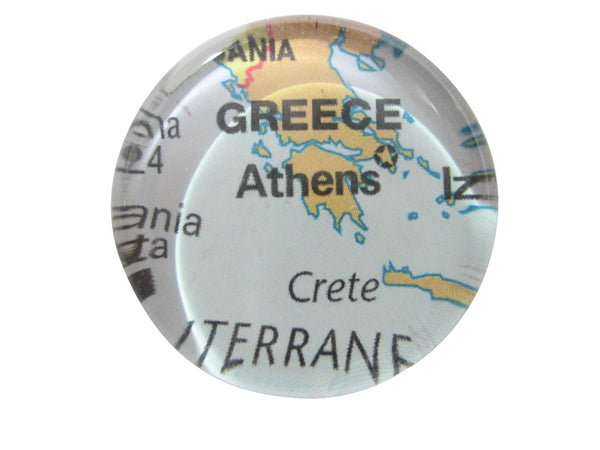 Athens Greece Map Pendant Magnet