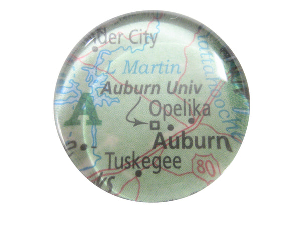 Auburn University Alabama Map Pendant Magnet