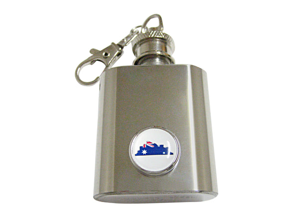 Australia Flag Iconic Opera House 1oz Keychain Flask