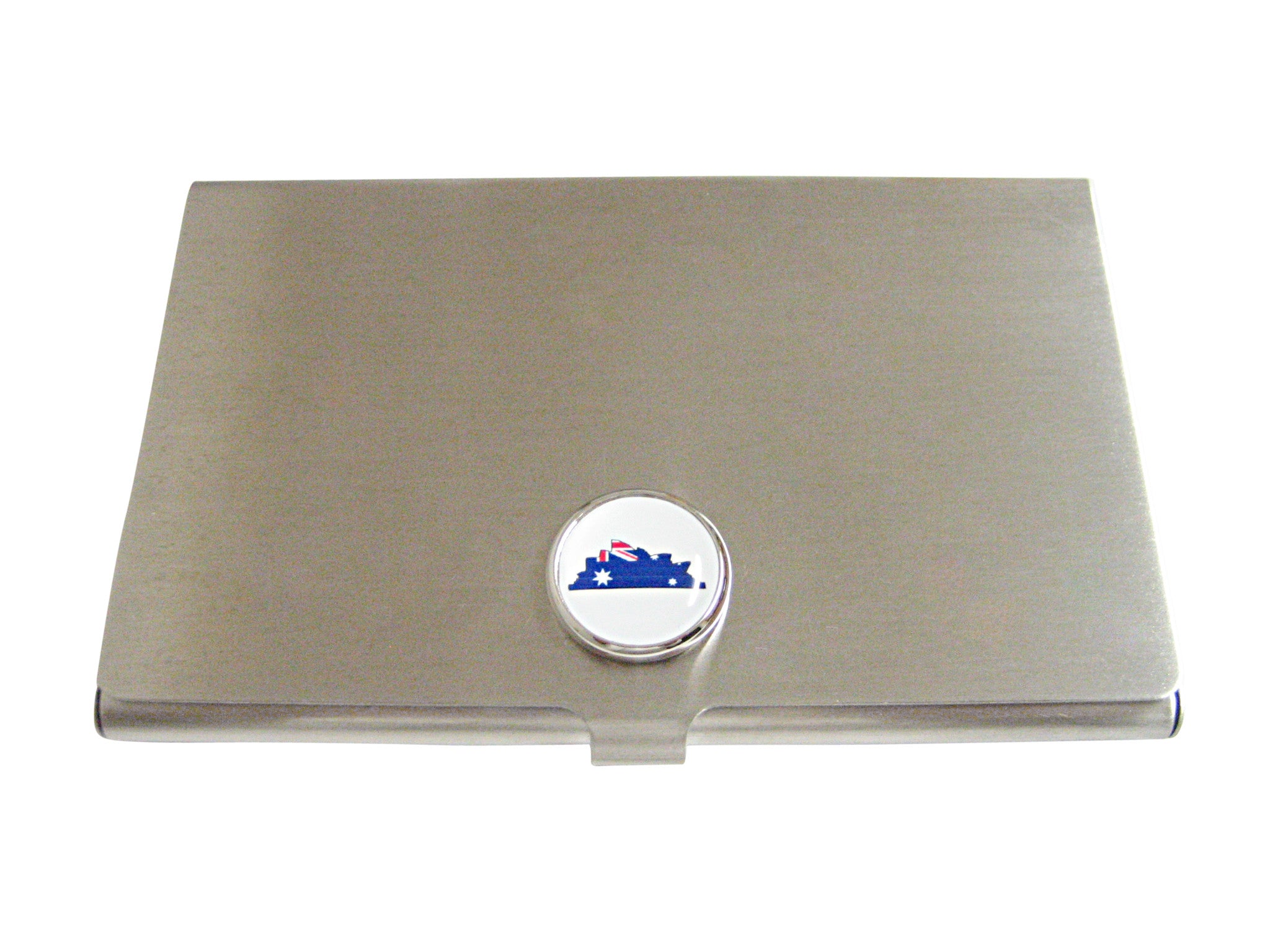 Australia Flag Iconic Opera House Business Card Holder