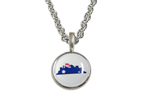 Australia Flag Iconic Opera House Pendant Necklace