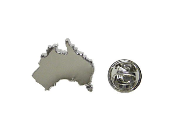 Australia Map Shape Lapel Pin