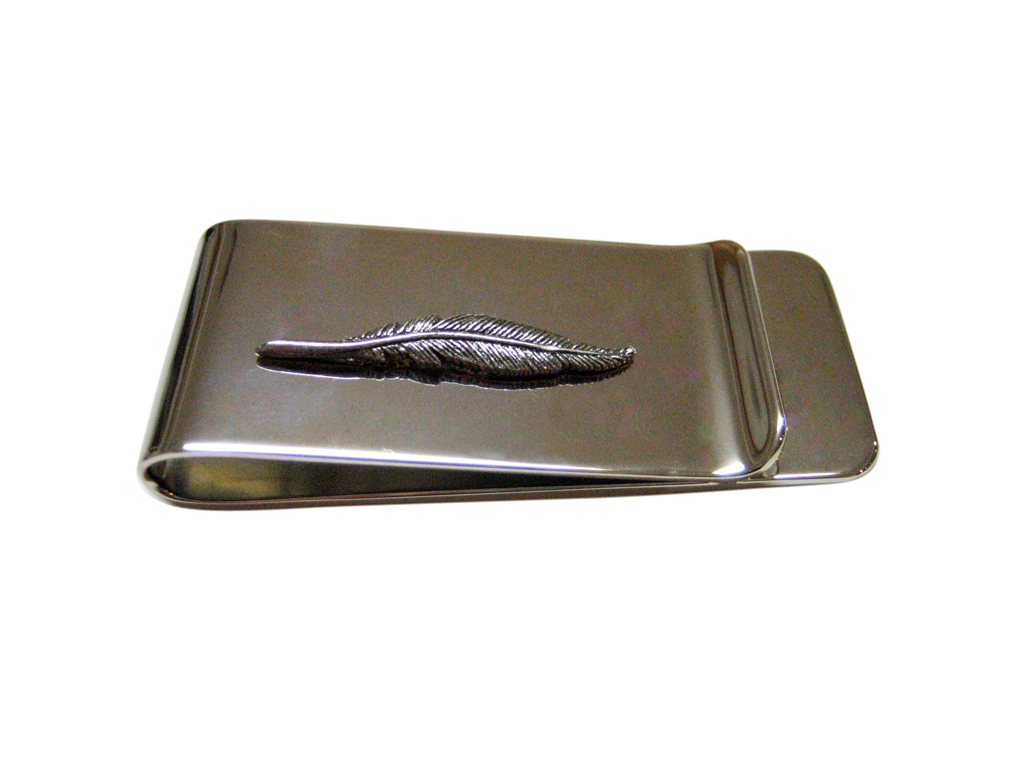 Author Quill Feather Money Clip