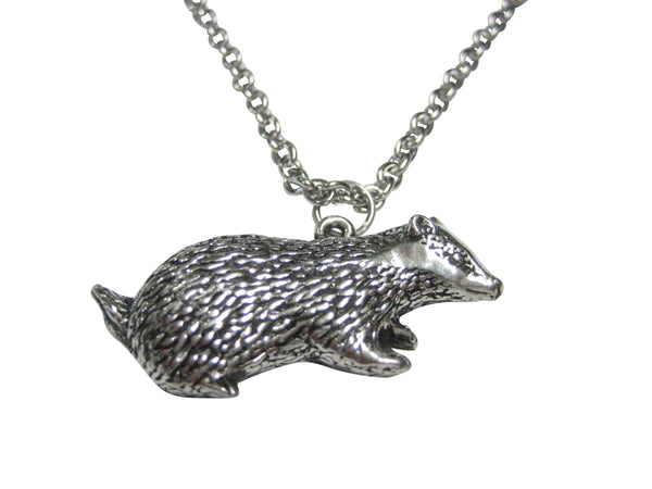 Badger Pendant Necklace