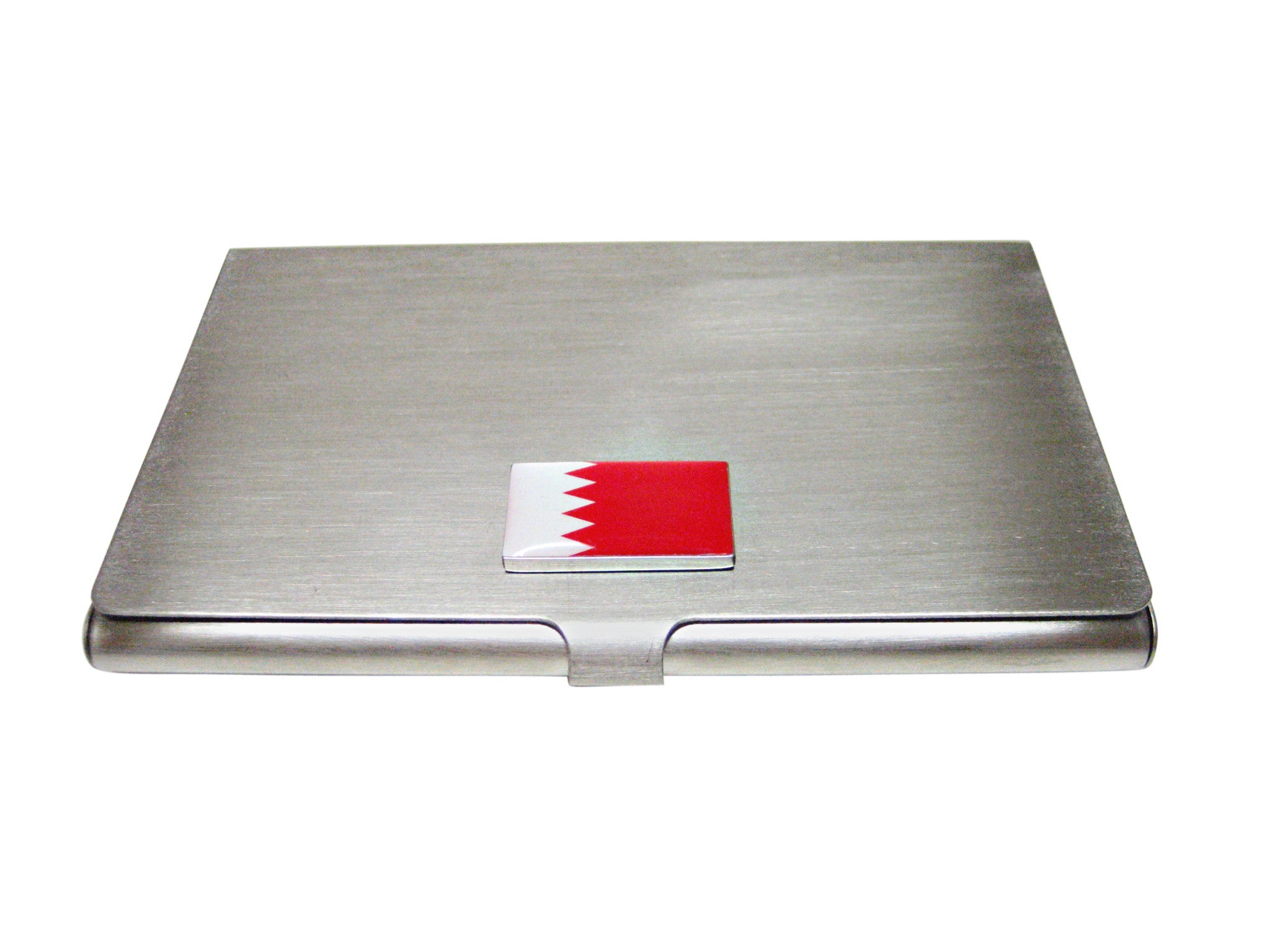 Bahrain Flag Pendant Business Card Holder