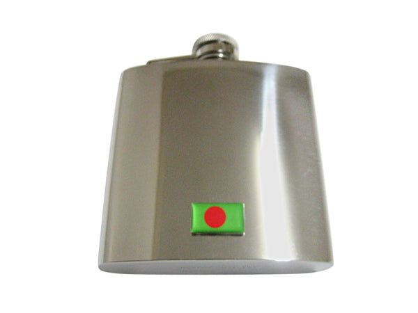 Bangladesh Flag 6 Oz. Stainless Steel Flask