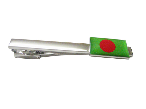 Bangladesh Flag Square Tie Clip