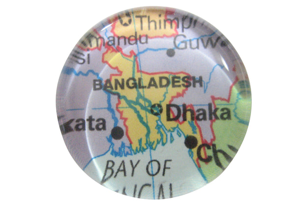 Bangladesh Map Pendant Magnet