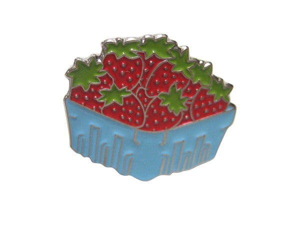 Basket Of Strawberries Adjustable Size Fashion Ring