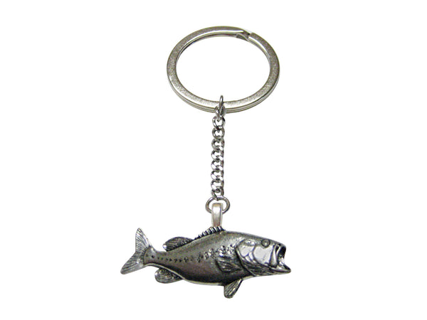 Bass Fish Pendant Keychain