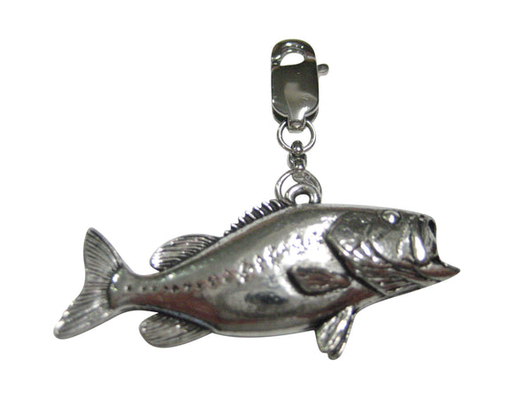 Bass Fish Pendant Zipper Pull Charm
