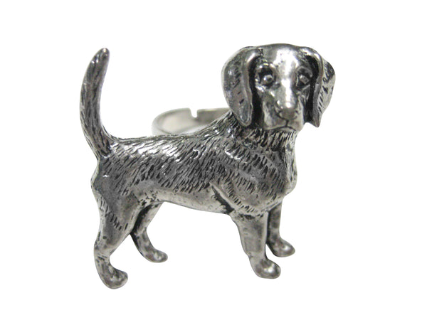 Beagle Dog Adjustable Size Fashion Ring