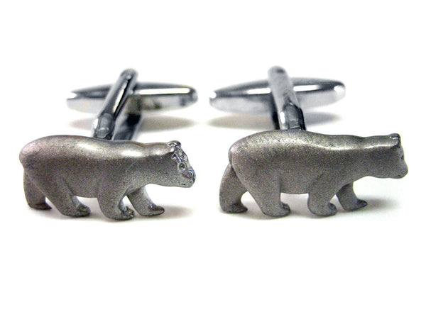 Metallic Bear Cufflinks