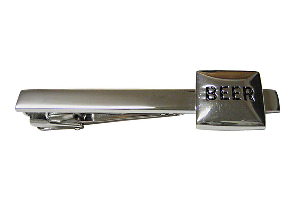 Beer Sign Square Tie Clip