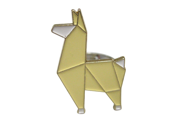 Beige Toned Llama Alpaca Adjustable Size Fashion Ring